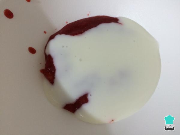 Receta de Paletas cremosas de fresas - Paso 3