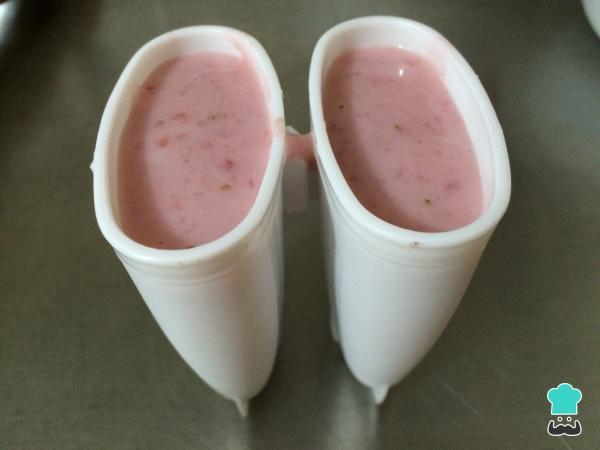 Receta de Paletas cremosas de fresas - Paso 4