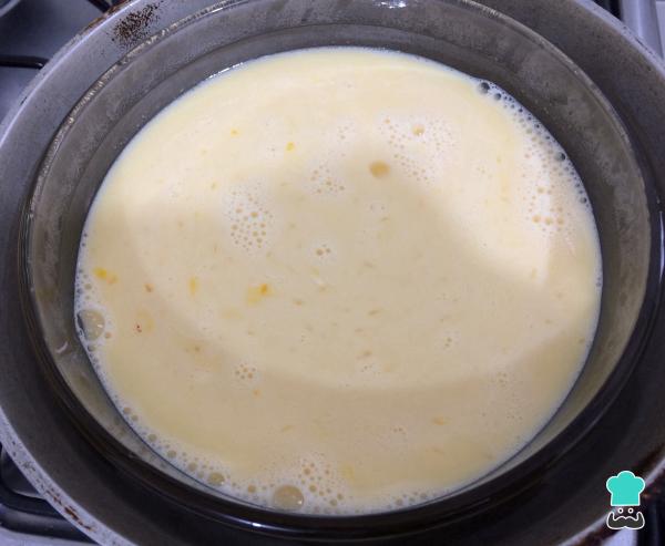 Receta de Flan de naranja - Paso 6