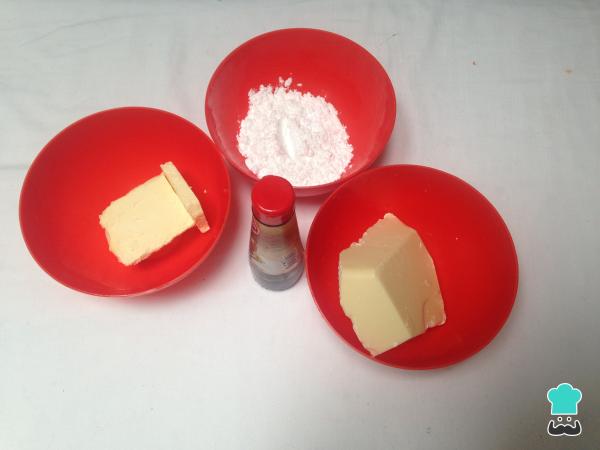 Receta de Frosting de chocolate blanco - Paso 1