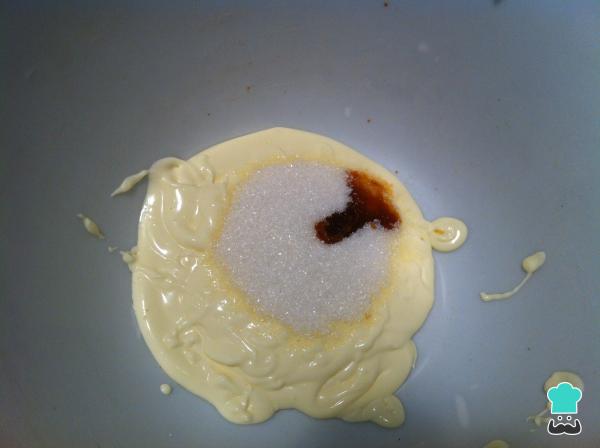 Receta de Mousse de chirimoya paso a paso - Paso 2