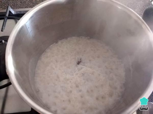 Receta de Arroz con leche cremoso - Paso 1