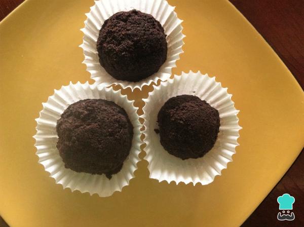 Receta de Trufas de chocolate y Oreo