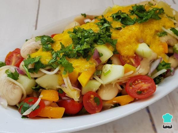Receta de Ensalada de judiones