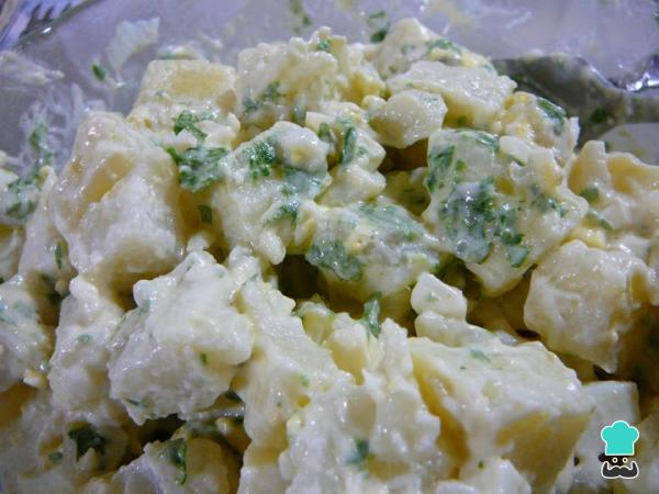 Receta de Ensalada de papas y cebollas