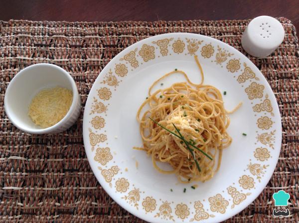 Receta de Espaguetis a la parmesana