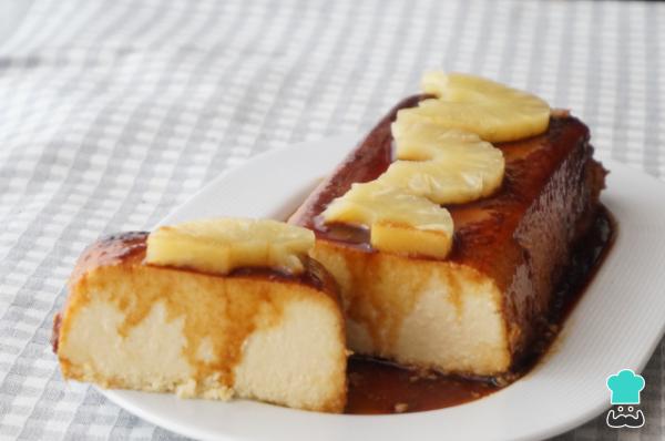 Receta de Flan de piña