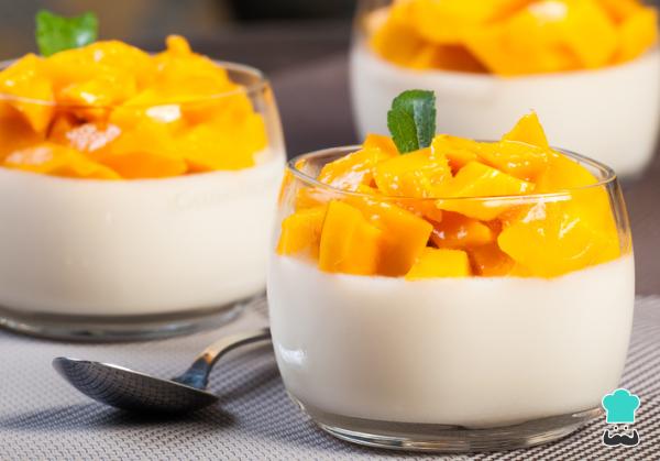 Receta de Mousse de mango