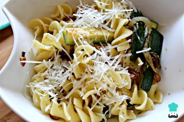 Receta de Pasta con calabacín