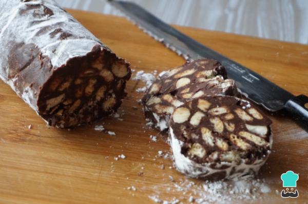 Receta de Salchichón de chocolate