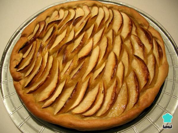 Receta de Tarta manzana con mermelada de melocotón