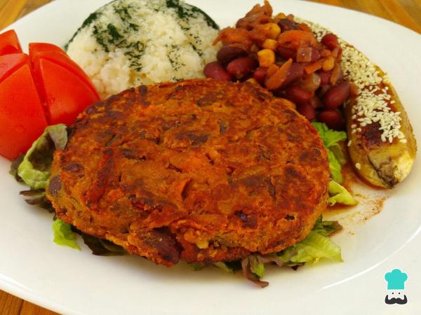 Receta de Hamburguesas veganas de batata