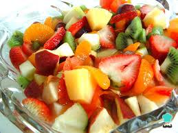 Receta de Ensalada con frutas