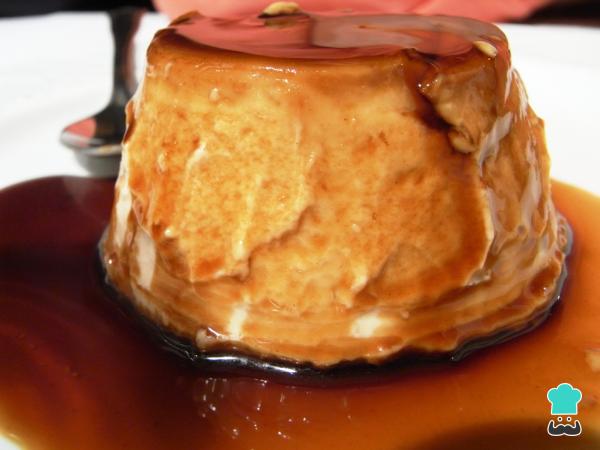 Receta de Flan de Pana y queso crema