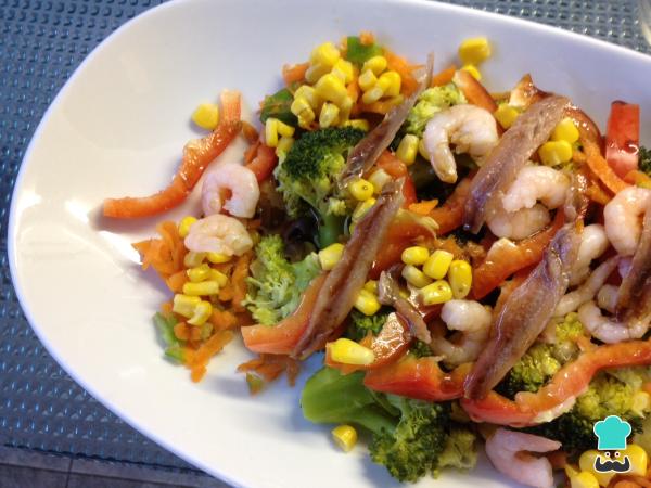 Receta de Ensalada de invierno baja en calorías