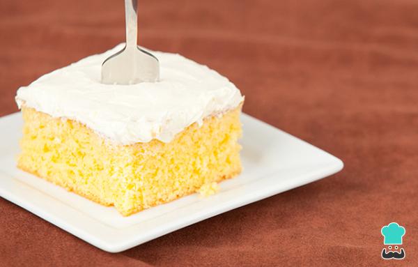 Receta de Torta tres leche con ron