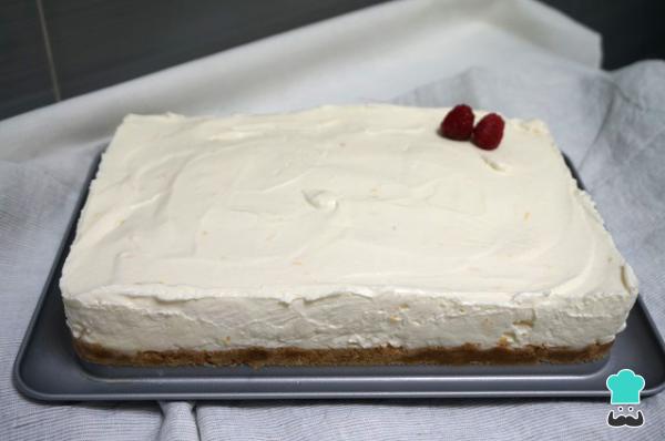 Receta de Tarta de limón sin horno ni gelatina