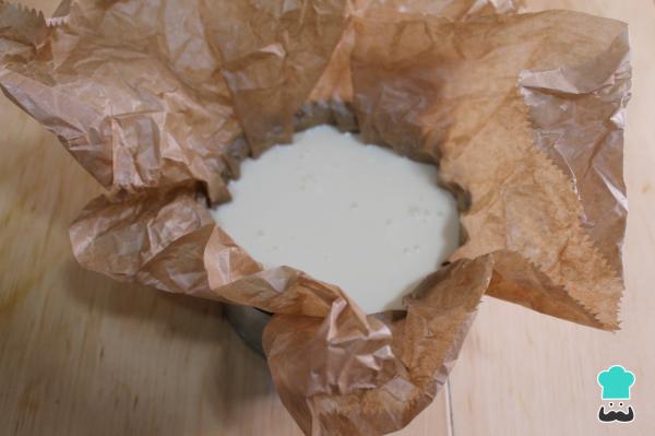 Receta de Tarta de queso La Viña pequeña - Paso 3