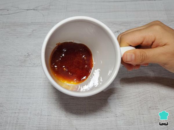 Receta de Flan al microondas en 3 minutos - Paso 2