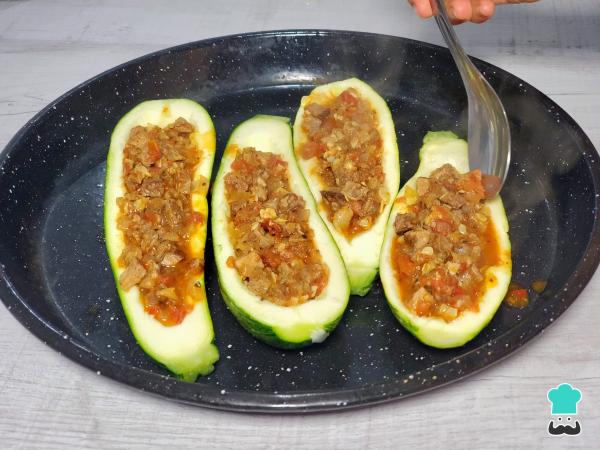 Receta de Zucchini relleno - Paso 6