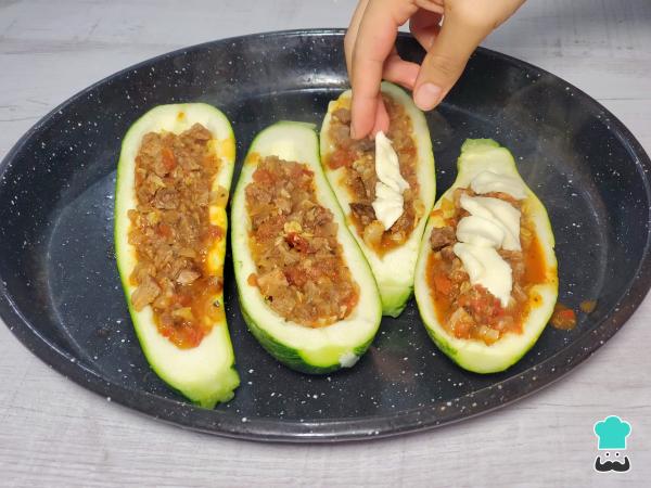 Receta de Zucchini relleno - Paso 7