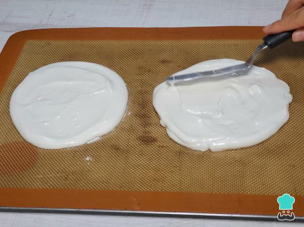 Receta de Discos de merengue - Paso 6