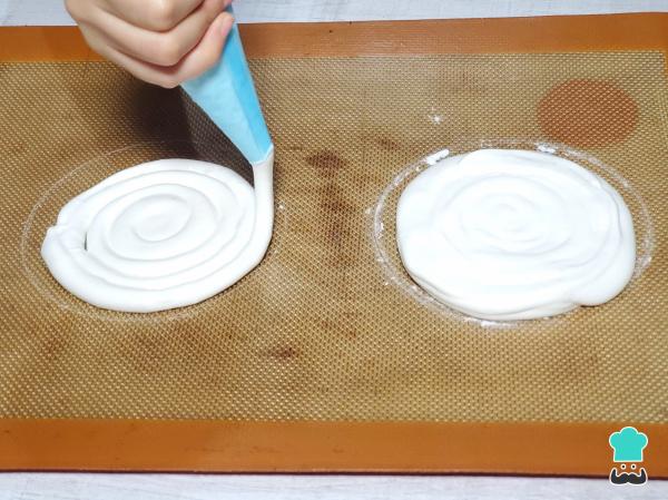 Receta de Discos de merengue - Paso 5