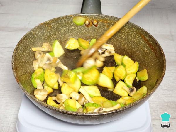 Receta de Ñoquis con verduras - Paso 3