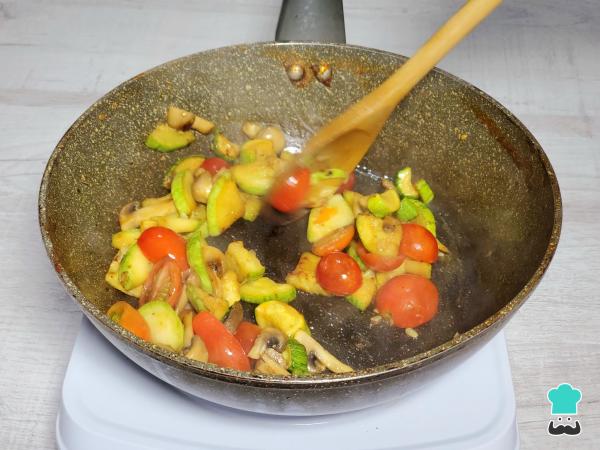 Receta de Ñoquis con verduras - Paso 4