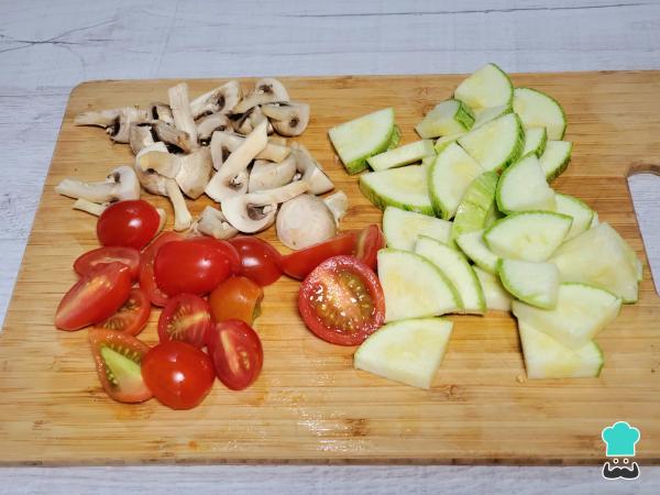 Receta de Ñoquis con verduras - Paso 2