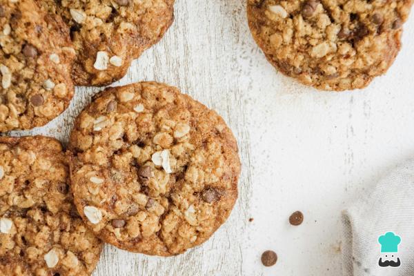 Postres sin gluten y sin lactosa fáciles - Galletas de avena y almendra