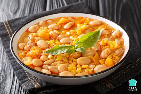 Platos típicos de Chile - Porotos granados