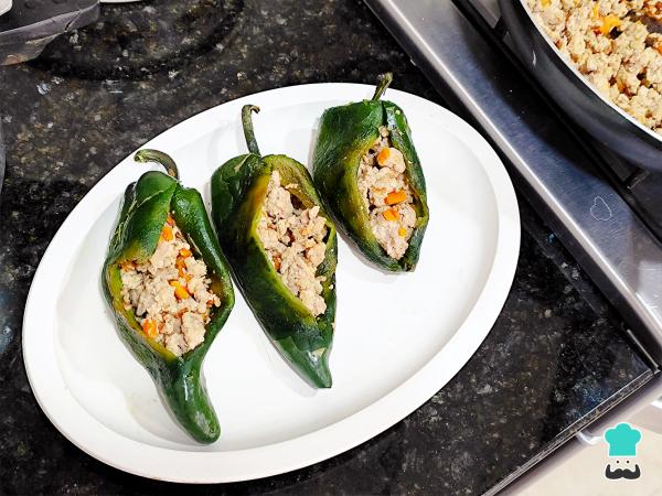 Receta de Chiles rellenos de carne molida - Paso 5