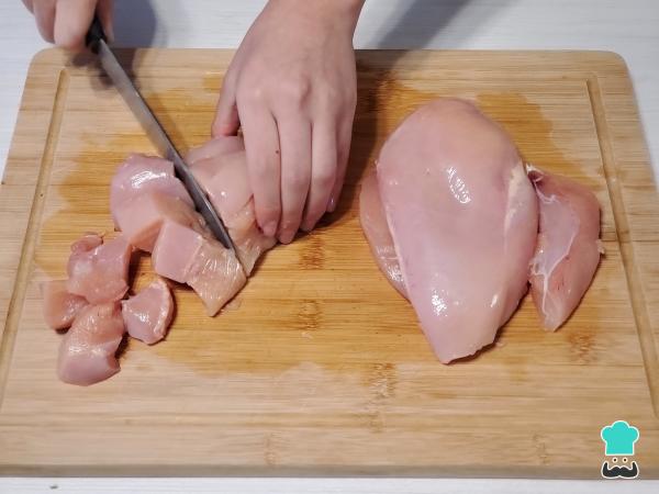 Receta de Saltado de vainita con pollo - Paso 4