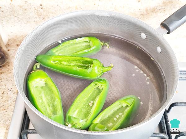 Receta de Jalapeños rellenos - Paso 2