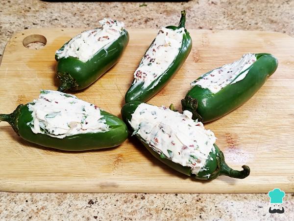 Receta de Jalapeños rellenos - Paso 5