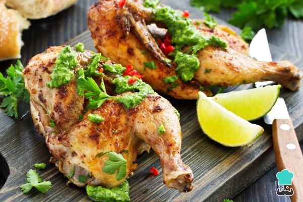 Recetas con hierbabuena - Pollo con hierbabuena