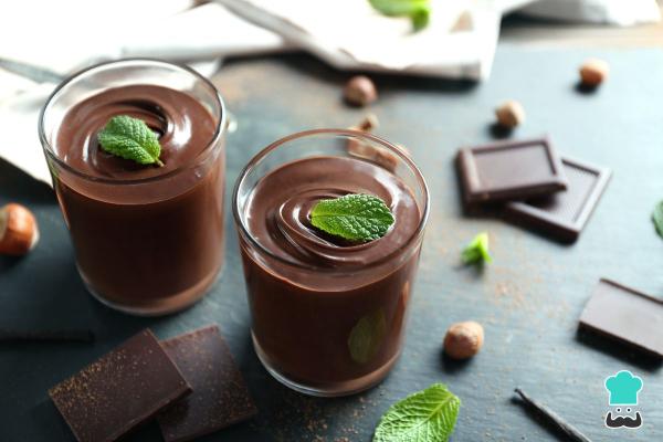 Recetas con hierbabuena - Mousse de chocolate con hierbabuena