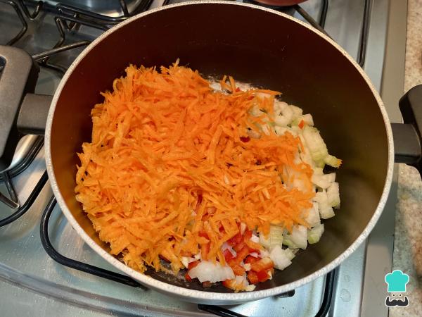 Receta de Zapallo relleno con arroz - Paso 1
