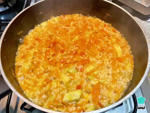 Receta de Zapallo relleno con arroz - Paso 4