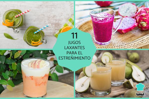 Jugos laxantes para el estreñimiento